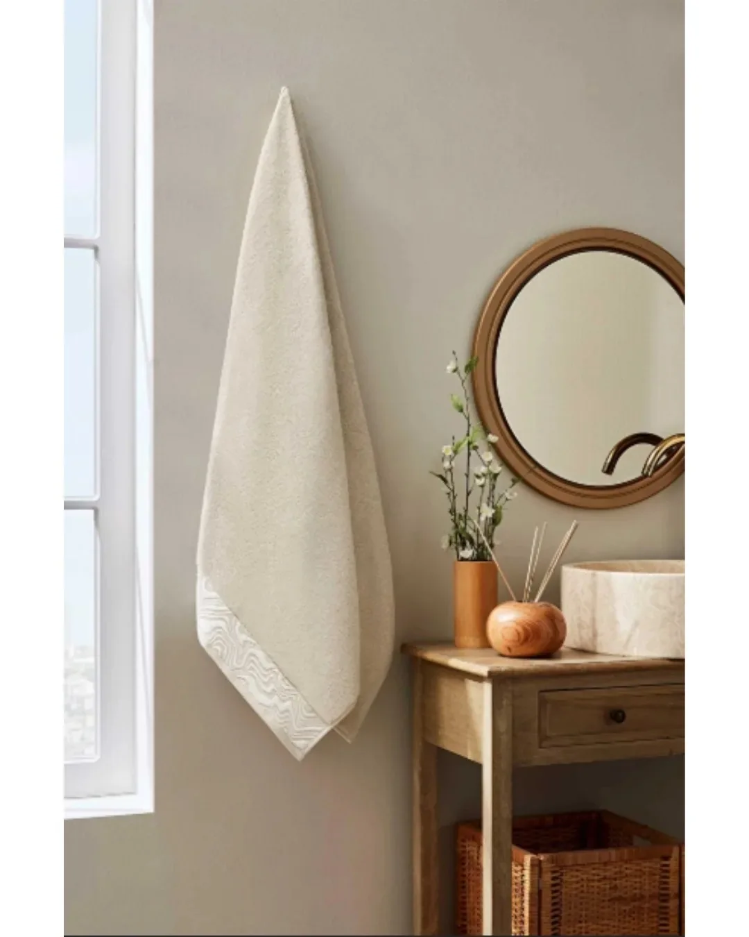 Banyo Havlusu 70x140 Asorti