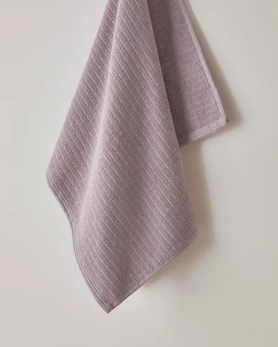 Stripe %100 Pamuk Yüz Havlusu 50x70 cm Gül Kurusu