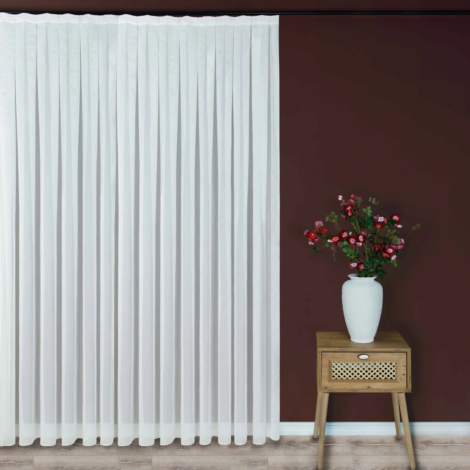 Sturdy Hazır Tül Perde Ekru 250x260 cm